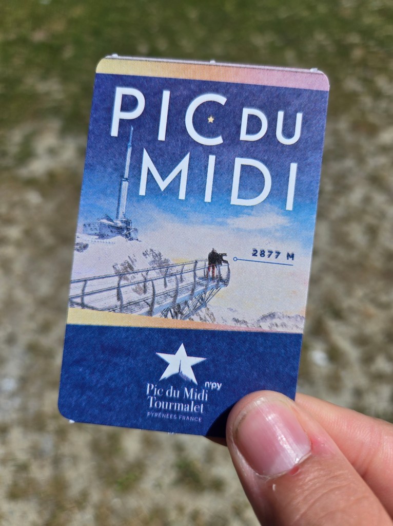 A ticket for the cable car