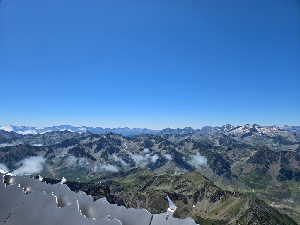 The View of the Pyrenees from the Peak